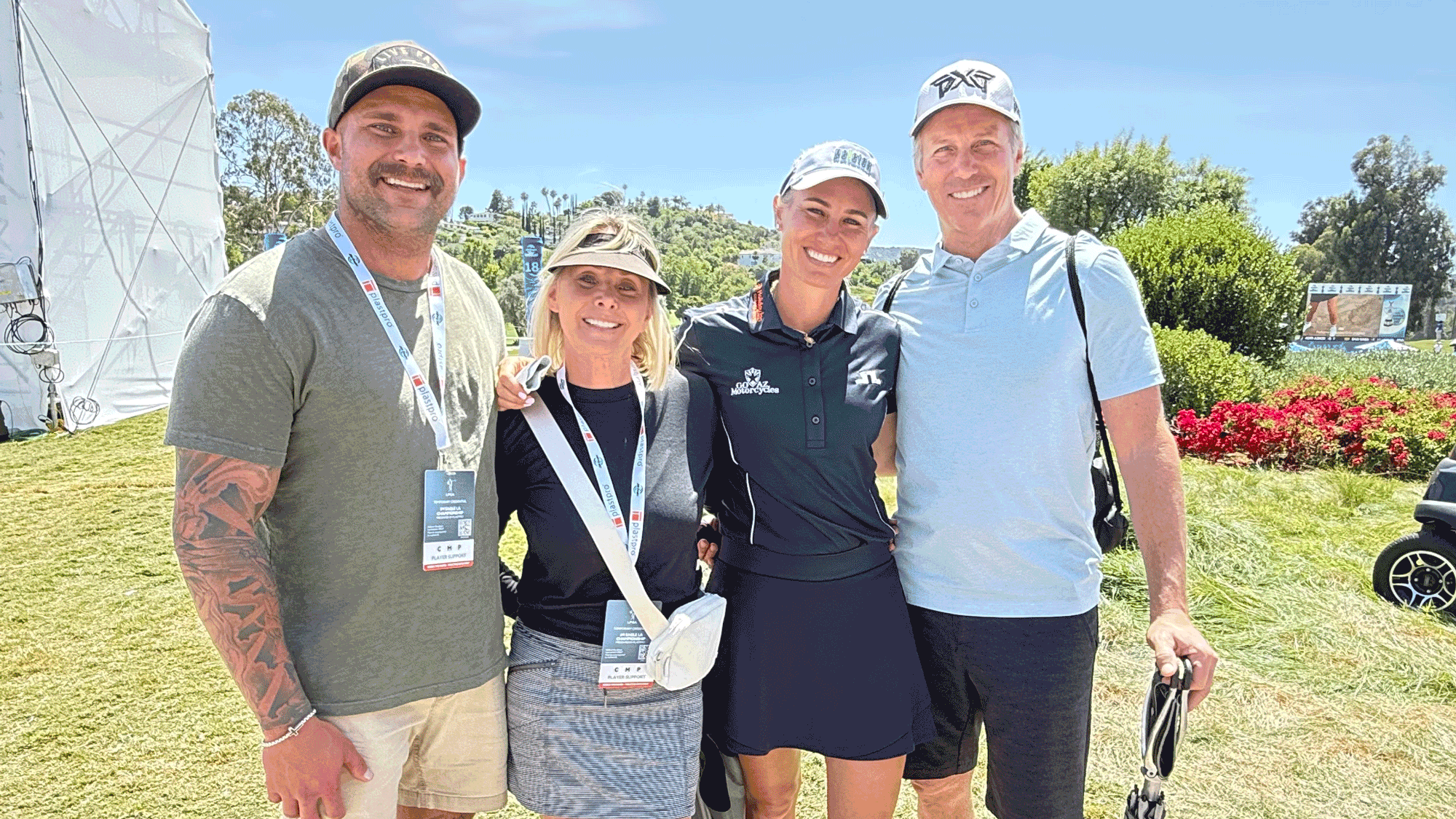 Ryann O'Toole and Family at the 2026 JM Eagle LA Championship presented by Plastpro.